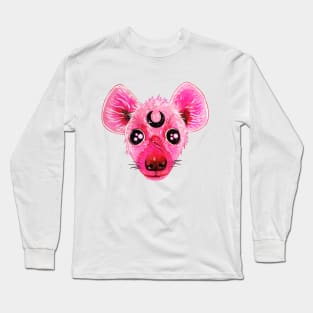 Pink Hyena Long Sleeve T-Shirt